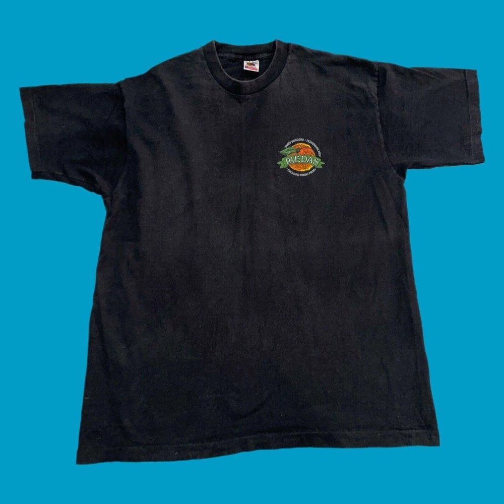 Vintage 90's Graphic T Shirt Ikedas Men's XL Single Stitch